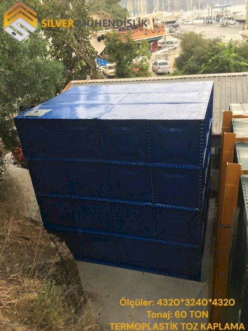 Termoplastik Toz Kaplama Modüller Su Deposu